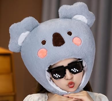 Amazon.co.jp: [DOKiDOKi] コアラ 帽子 コスプレ 変身 マスク 頭部